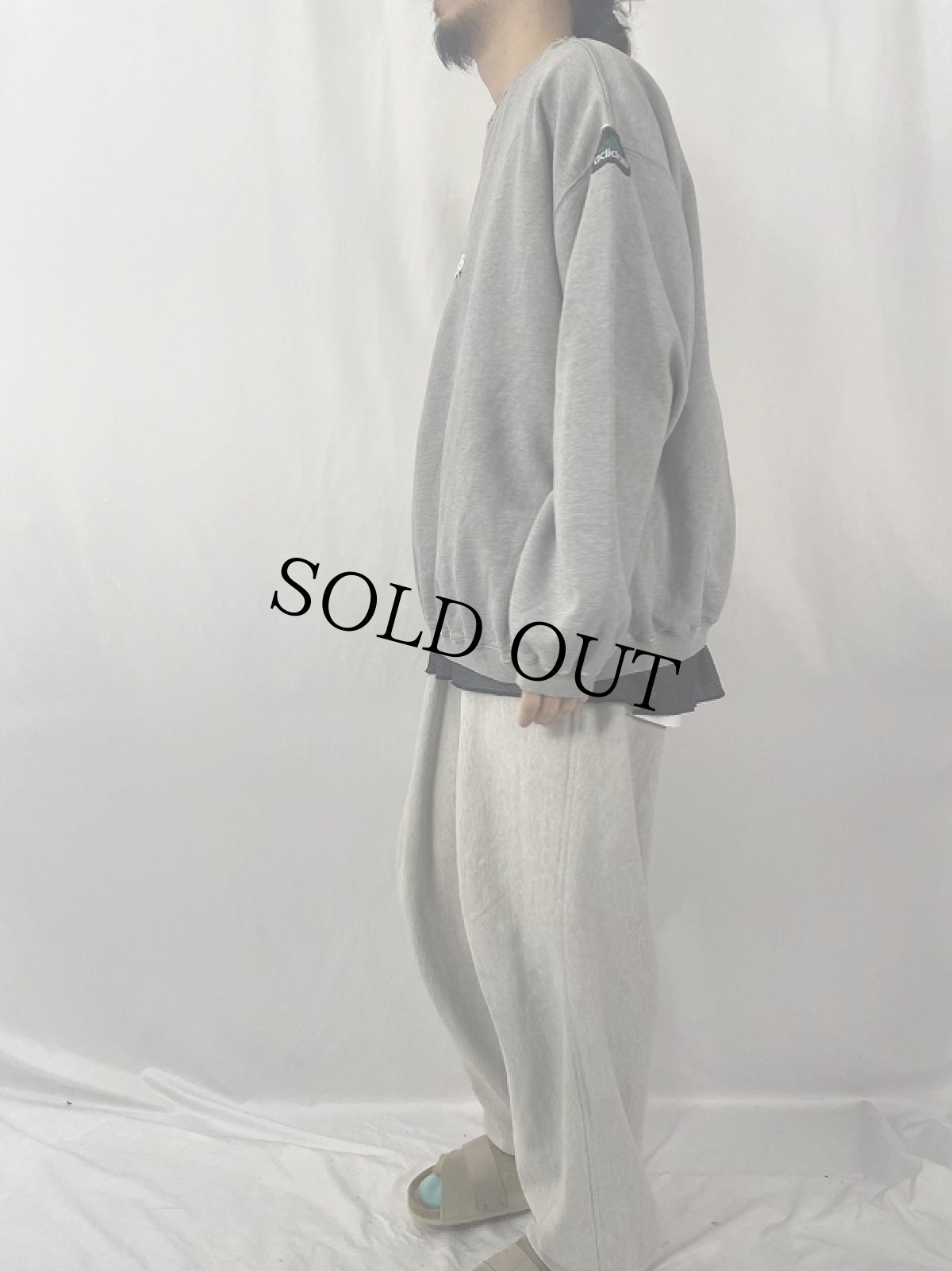 画像3: 90's adidas EQUIPMENT ロゴ刺繍 スウェット 2XL (3)