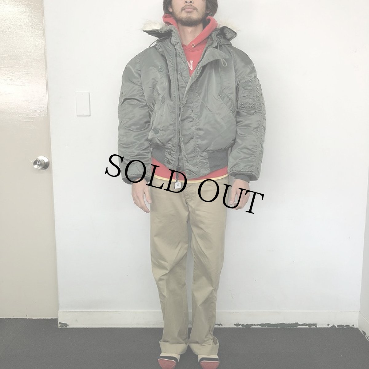 画像2: 80's USAF N-2B フライトジャケット (2)