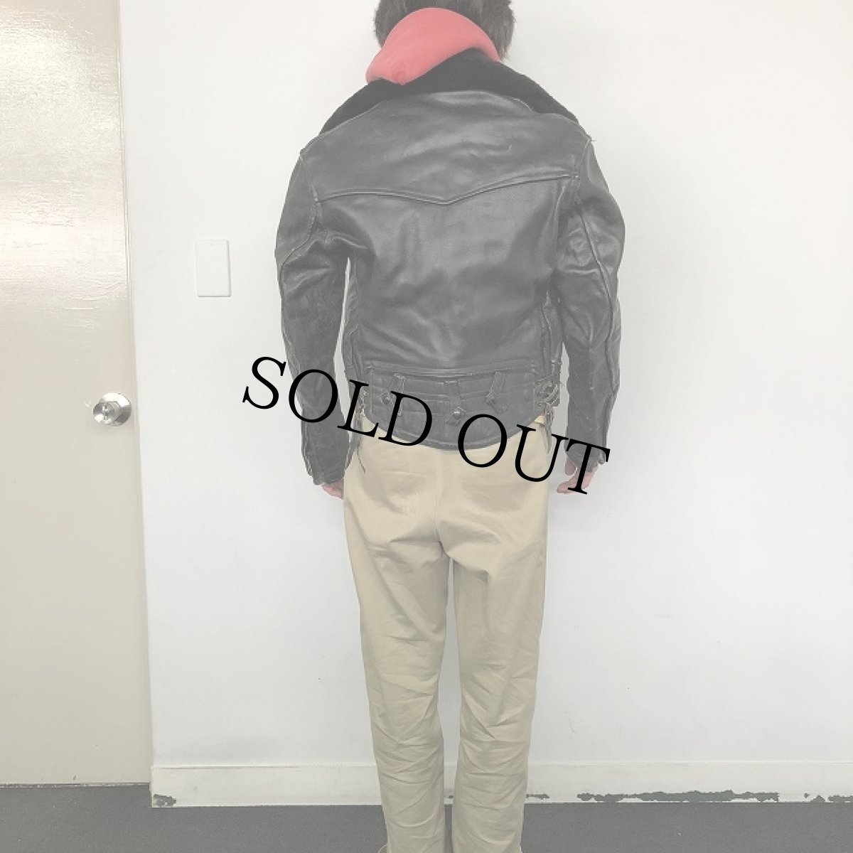 画像4: 60〜70's CAL LEATHER ポリスマンタイプ ダブルライダースジャケット (4)