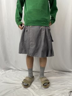 画像3: ポケットデザイン キルトスカート SIZE32 (3)