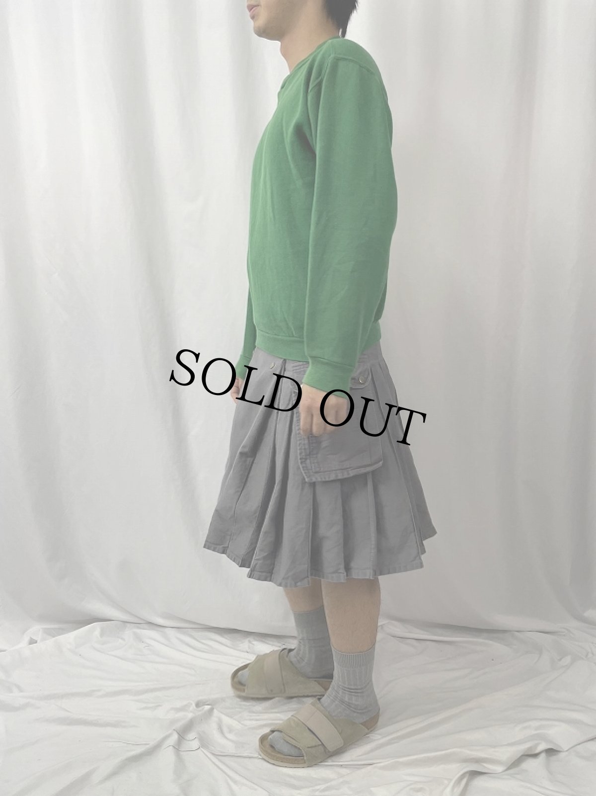 画像3: 70〜80's RUSSEL ATHELETIC 金タグ USA製 無地スウェット M (3)