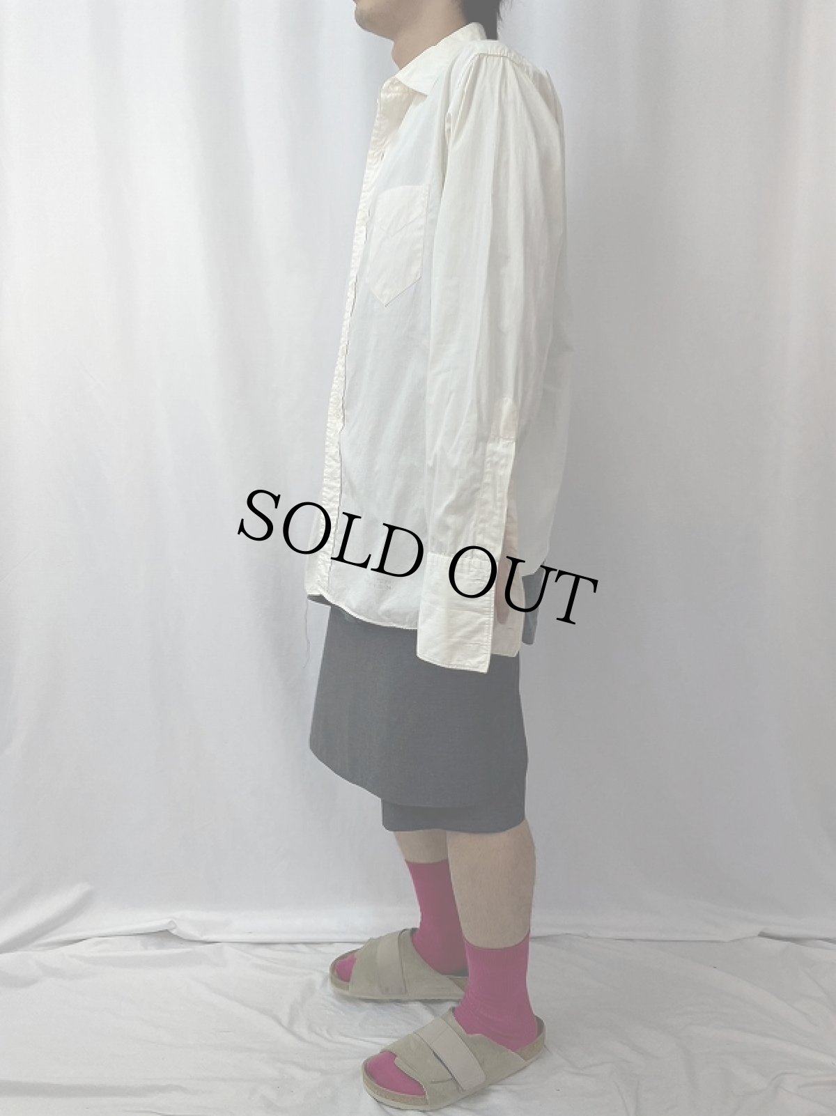 画像3: 50〜60's TOWNCRAFT ダブルカフス×マチ付き ドレスシャツ (3)