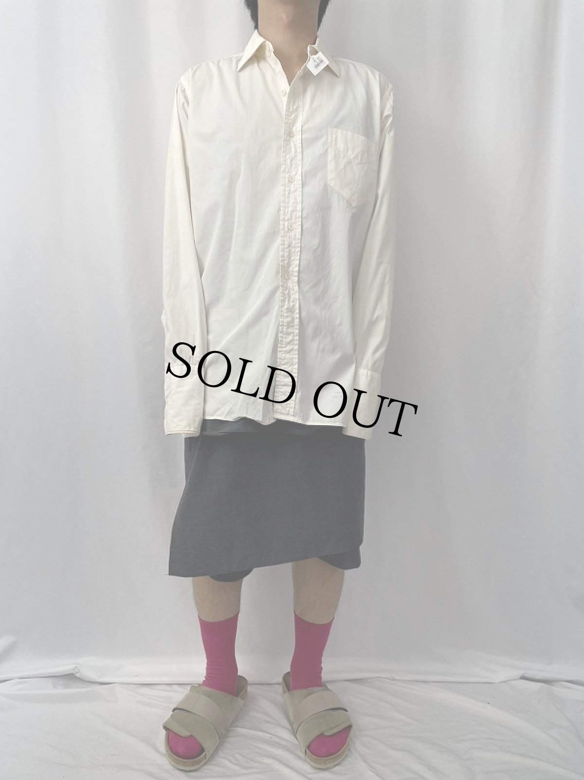 画像2: 50〜60's TOWNCRAFT ダブルカフス×マチ付き ドレスシャツ (2)