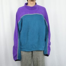 画像2: THE NORTH FACE 切り替えデザイン フリースプルオーバージャケット L (2)