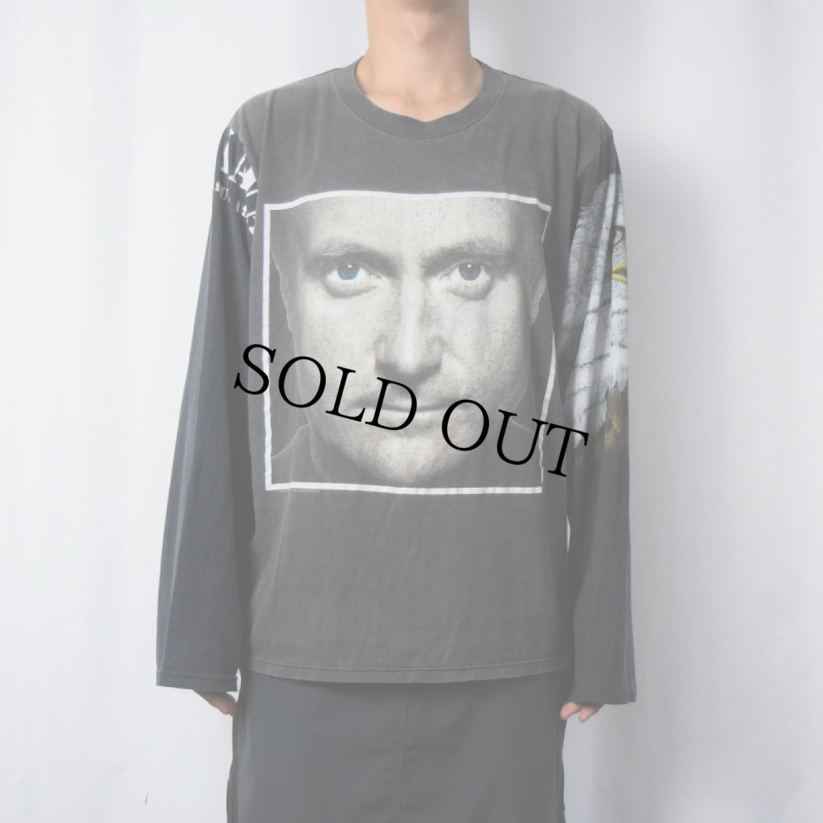 画像3: 90's Phil Collins USA製 リメイクロンT L (3)