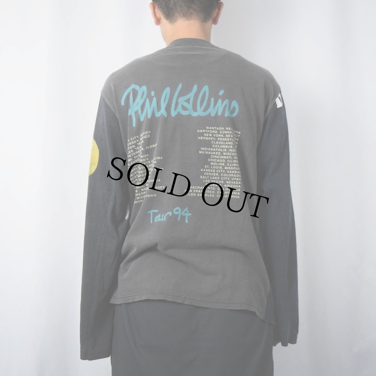 画像4: 90's Phil Collins USA製 リメイクロンT L (4)