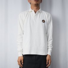 画像2: 90's POLO Ralph Lauren クッキーパッチ付き コットンポロシャツ M (2)