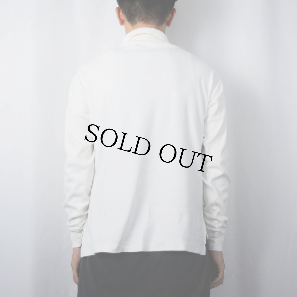 画像3: 90's POLO Ralph Lauren クッキーパッチ付き コットンポロシャツ M (3)