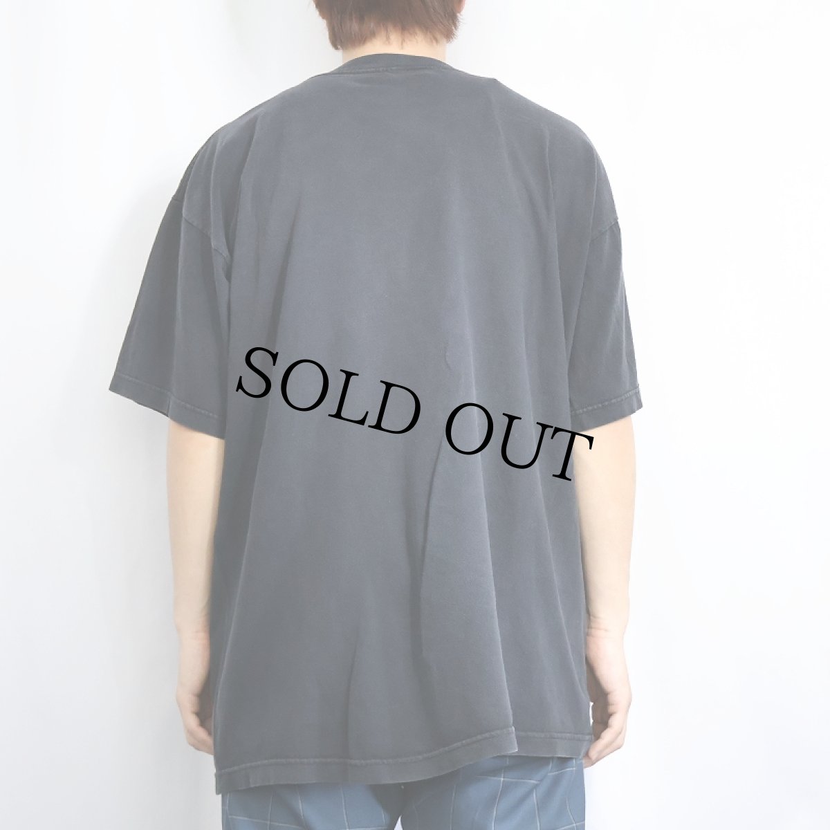 画像3: 〜2000's Stylus USA製 ユニオンジャック×安全ピン プリントTシャツ BLACK XL (3)