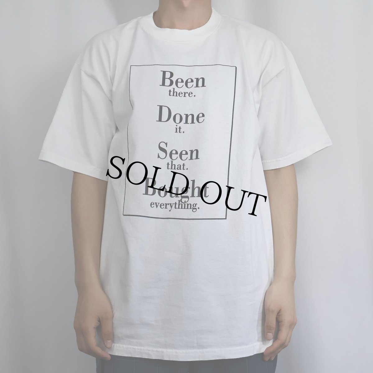 画像3: bloomingdale's "Been there Done it. Seen that. Bought everything." デパートロゴプリントTシャツ L (3)