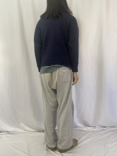 画像4: 【SALE】 VINTAGE ガンジーセーター NAVY (4)