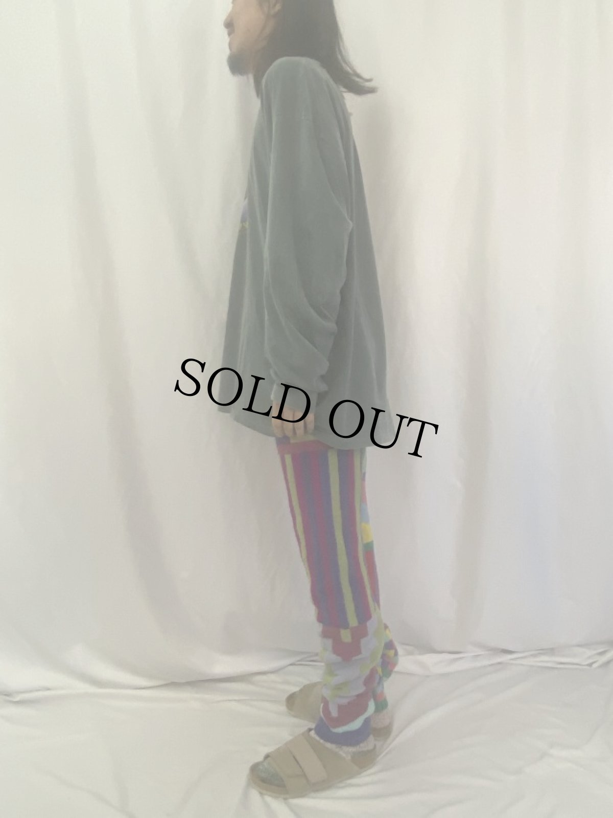 画像3: repetto FRANCE製 総柄 ニットイージーパンツ (3)