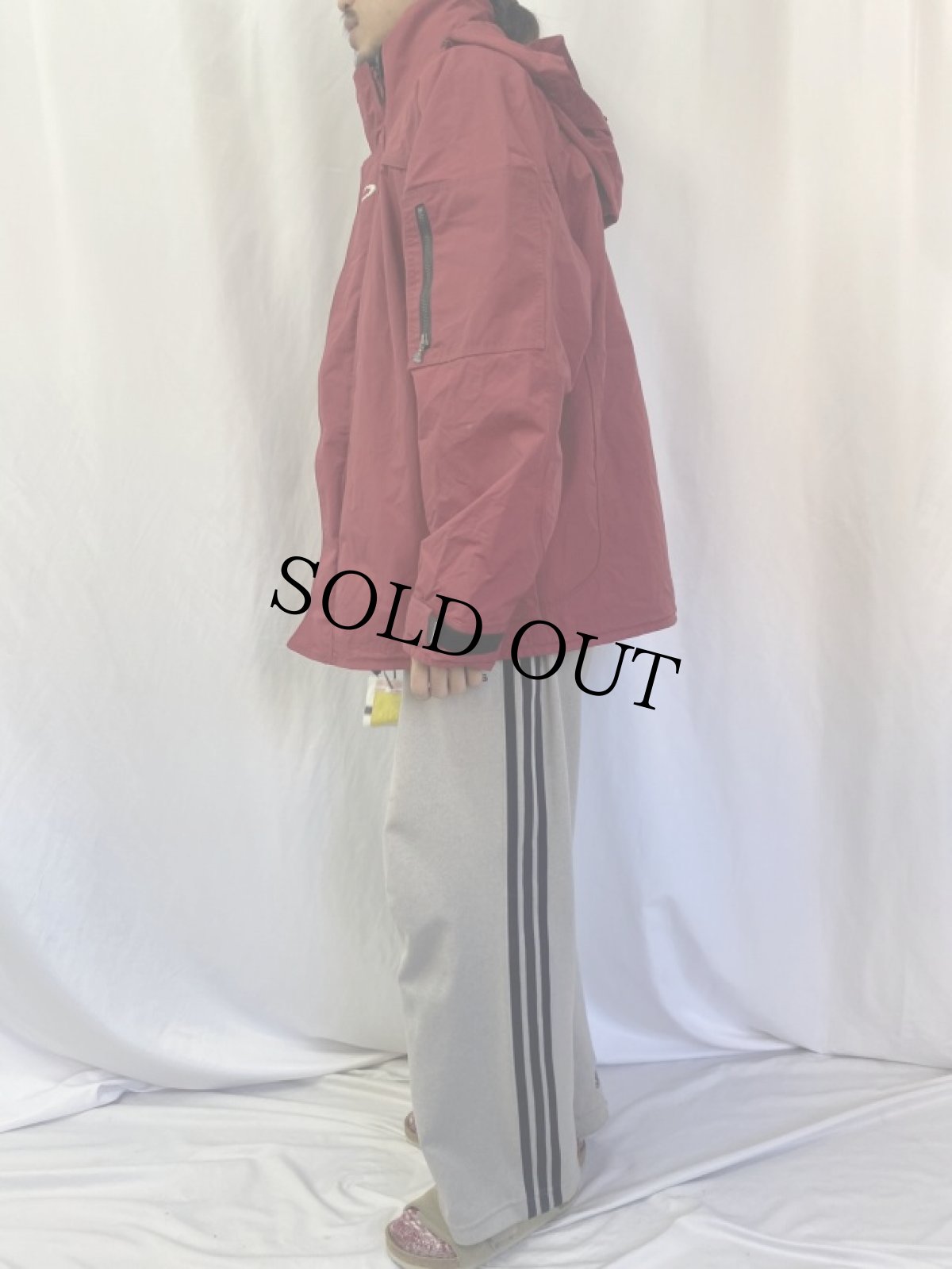 画像3: OAKLEY SOFT WARE ナイロンジップパーカー M (3)