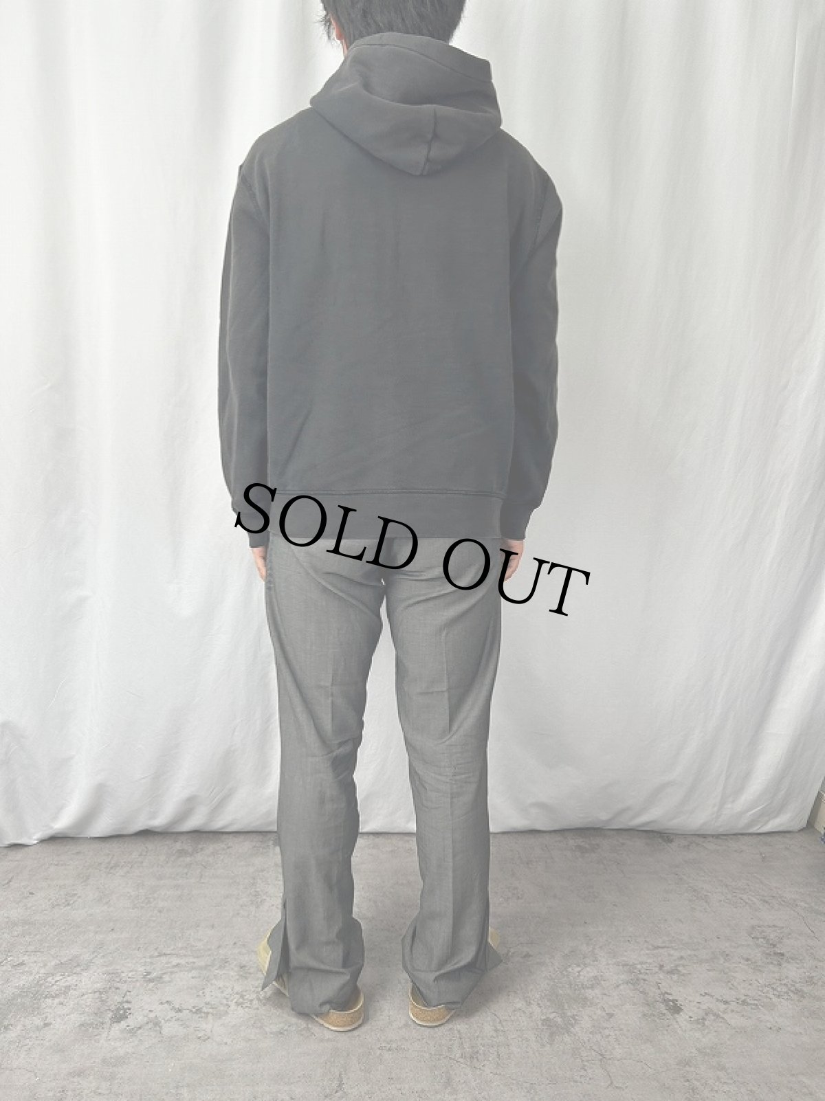 画像3: POLO Ralph Lauren ロゴ刺繍スウェットジップパーカー BLACK L (3)