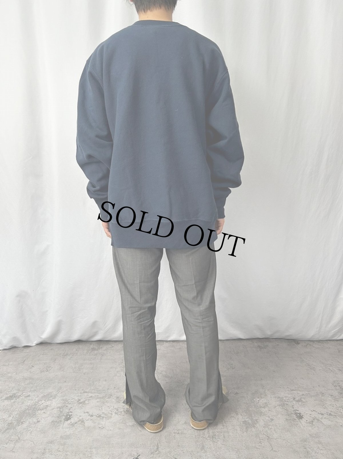 画像3: the cotton exchange USA製 "BUCKNELL CREW" ロゴプリントスウェット NAVY XL (3)