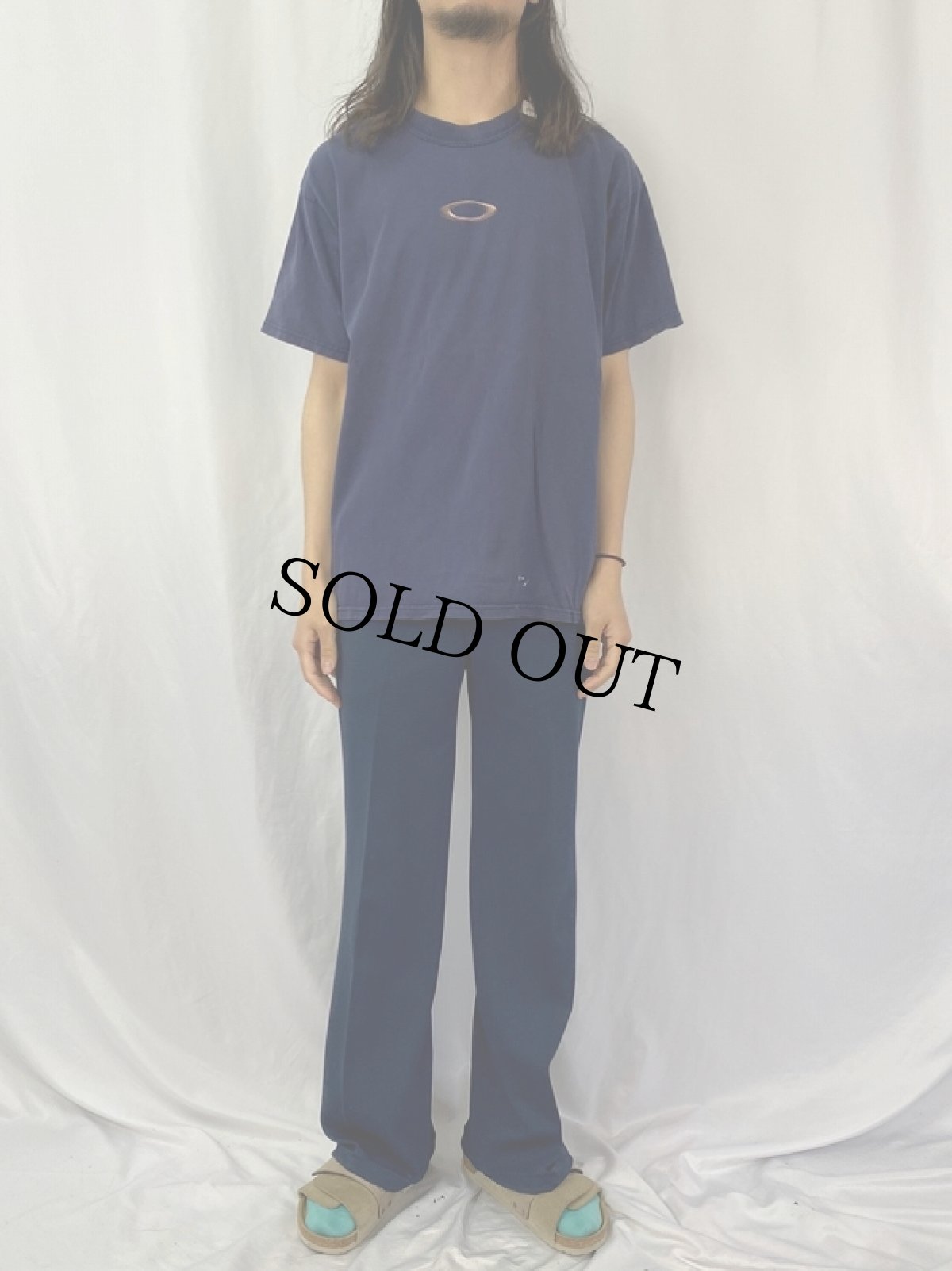 画像3: OAKLEY スカルプリントTシャツ NAVY (3)