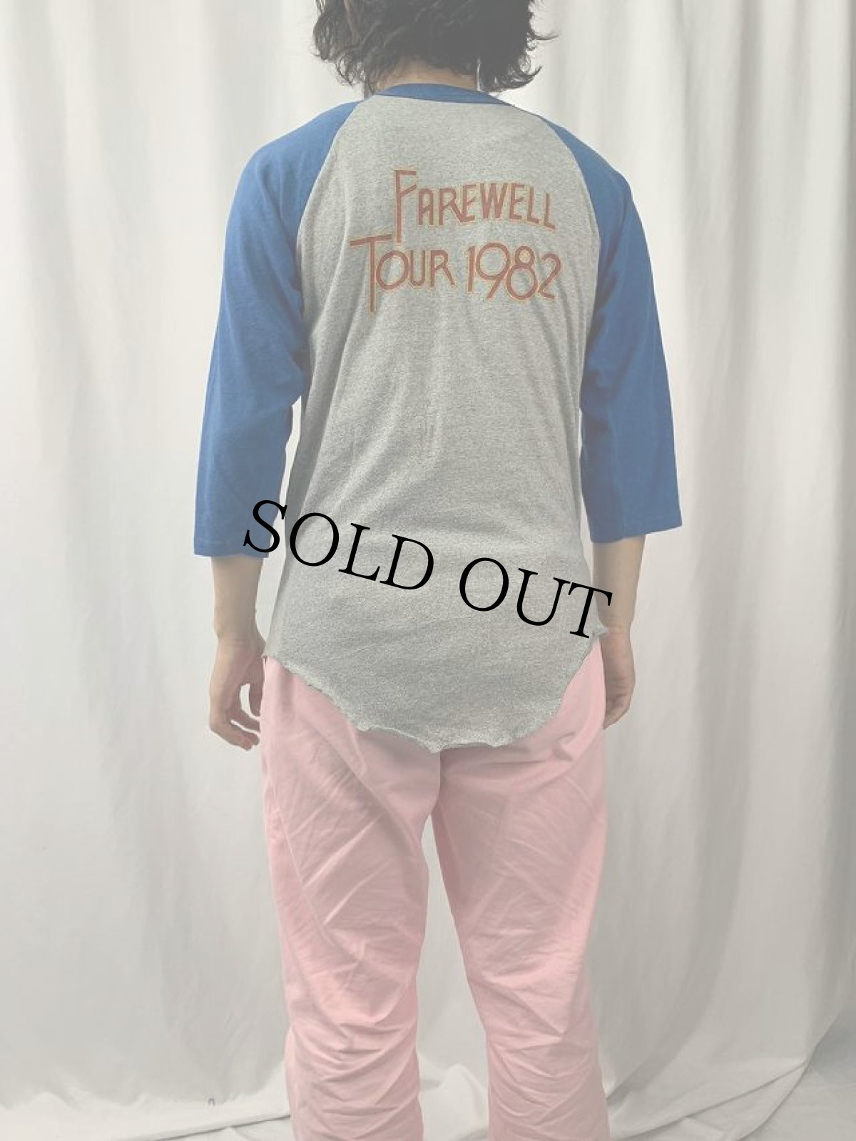 画像5: 80's The Doobie Brothers "FAREWELL TOUR 1982" ロックバンドツアーラグランTシャツ L (5)