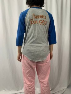 画像5: 80's The Doobie Brothers "FAREWELL TOUR 1982" ロックバンドツアーラグランTシャツ L (5)