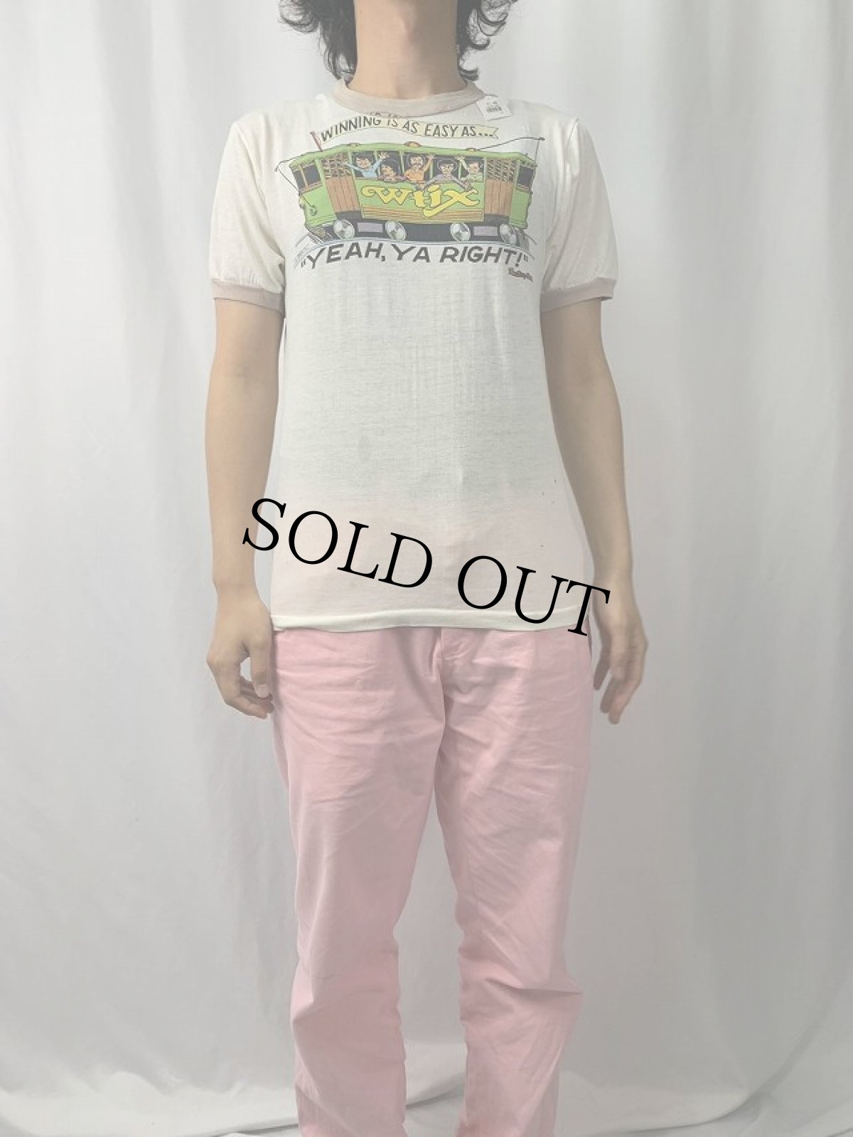 画像3: 70's THE BEATLES × Wtix "Winning Is As Easy As..." バンドプリントリンガーTシャツ (3)