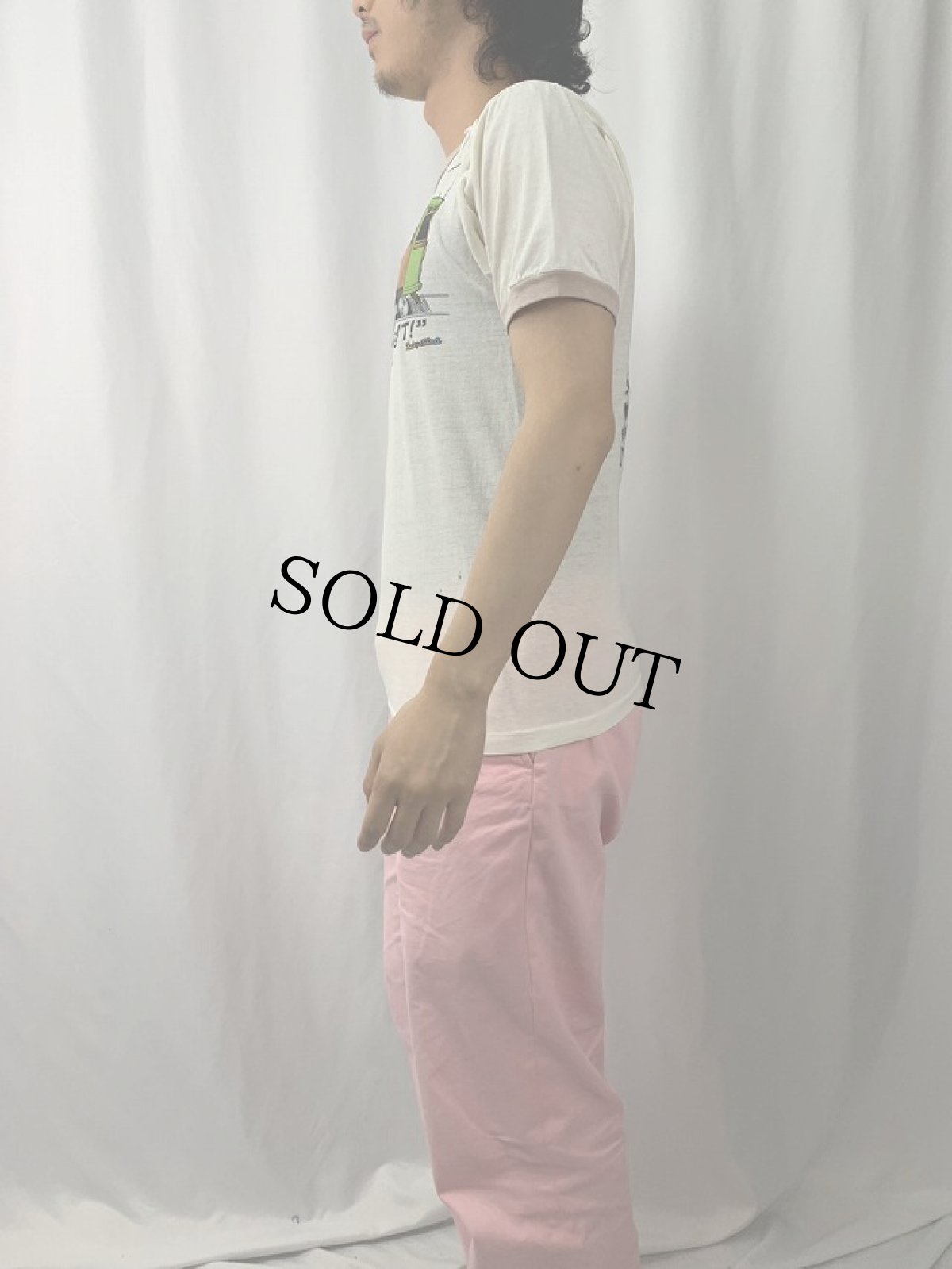 画像4: 70's THE BEATLES × Wtix "Winning Is As Easy As..." バンドプリントリンガーTシャツ (4)