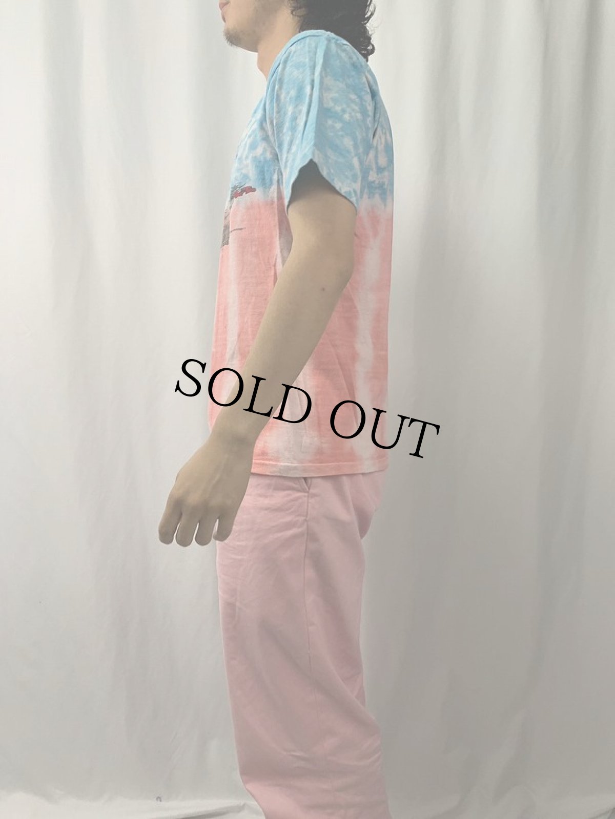 画像3: 90's GRATEFUL DEAD USA製 "IS IT LIVE... OR IS IT DEAD ?" パロディプリント ロックバンド タイダイTシャツ L (3)