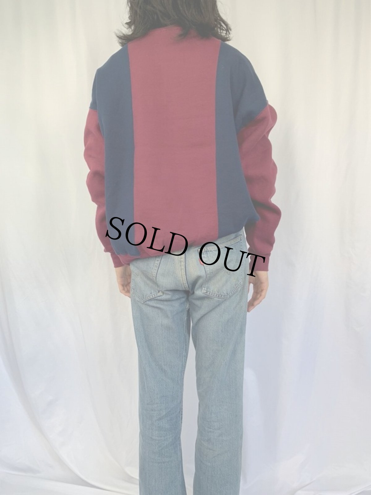 画像4: 90's RUSSEL ATHELETIC USA製 切り替えデザイン スウェット XXL (4)