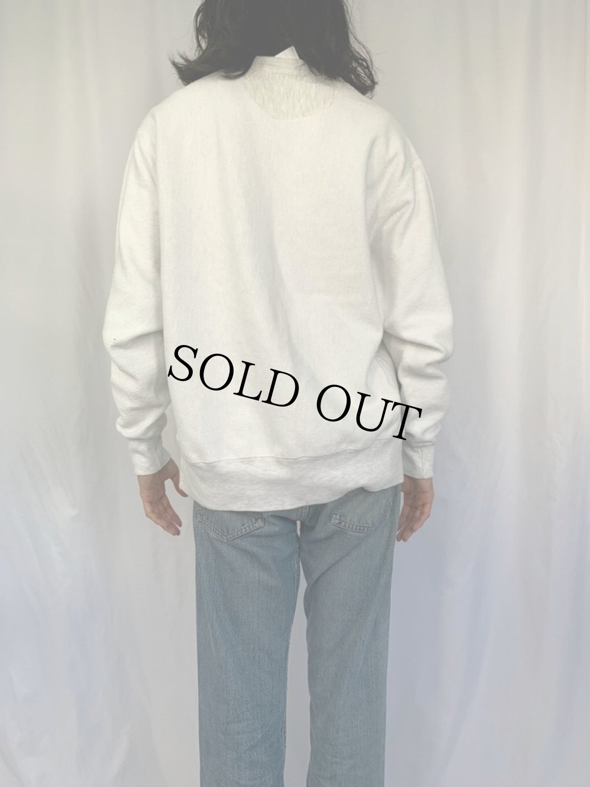 画像4: Champion REVERSE WEAVE インサイドアウトデザインスウェット L (4)