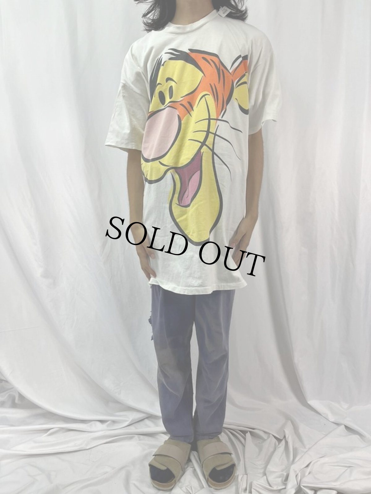 画像2: 90's Disney Tigger USA製 キャラクタープリントTシャツ (2)
