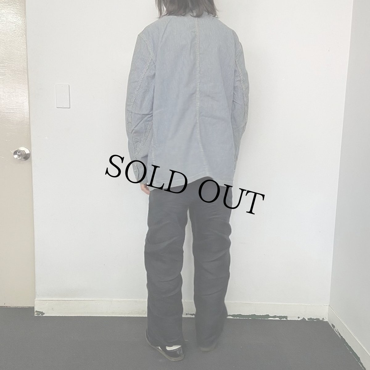 画像4: 60's Lee 96-J ピンストライプ カバーオール size46 (4)