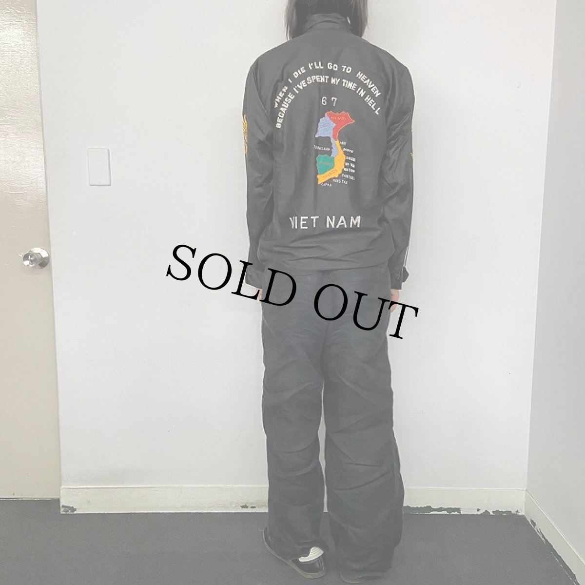 画像5: 60's Vietnam Souvenir Jacket (5)