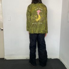 画像3: 60's "AN KHE VIET NAM" キルティングカモ Vietnam Souvenir Jacket (3)