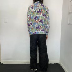 画像4: 40's Artvogue Rayon L/S Hawaiian shirts M (4)