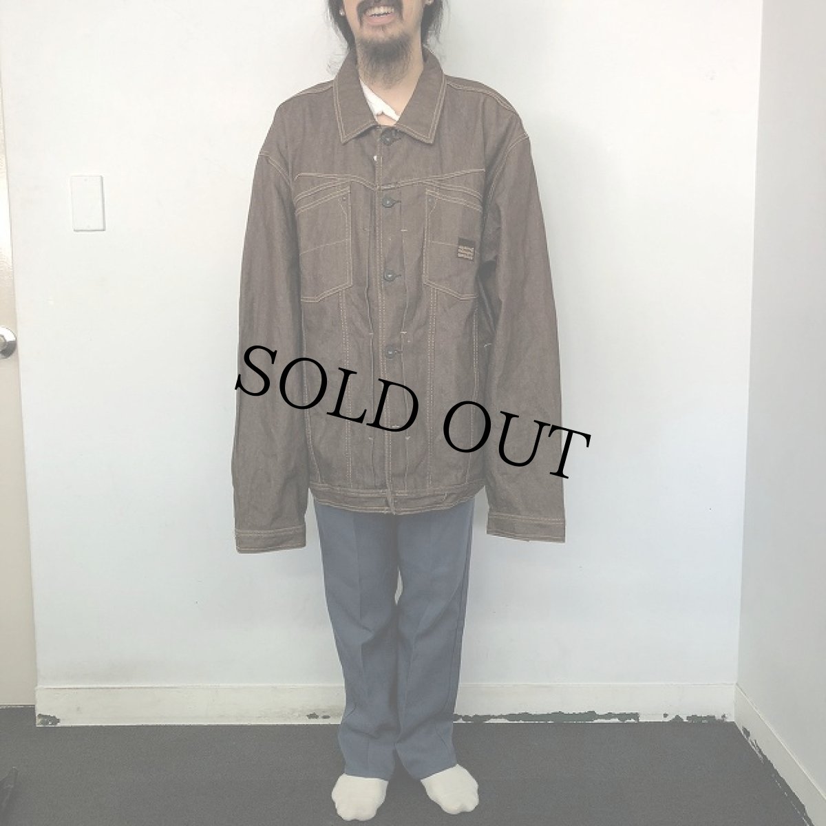 画像2: MARITHE FRANCOIS GIRBAUD デニムジャケット XXL (2)