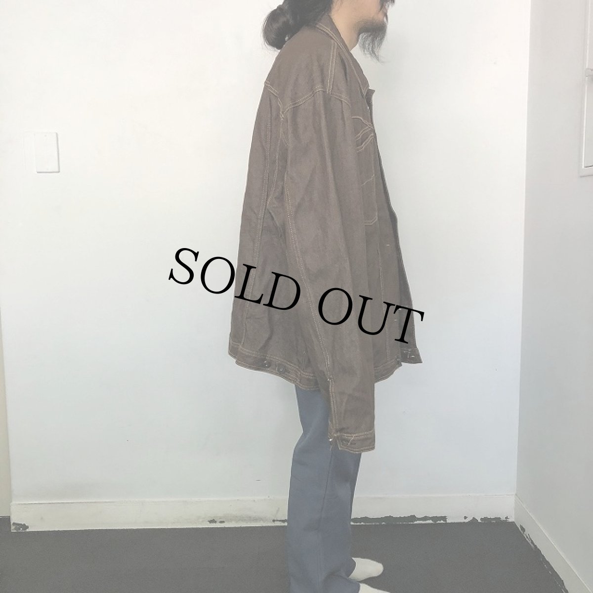 画像3: MARITHE FRANCOIS GIRBAUD デニムジャケット XXL (3)