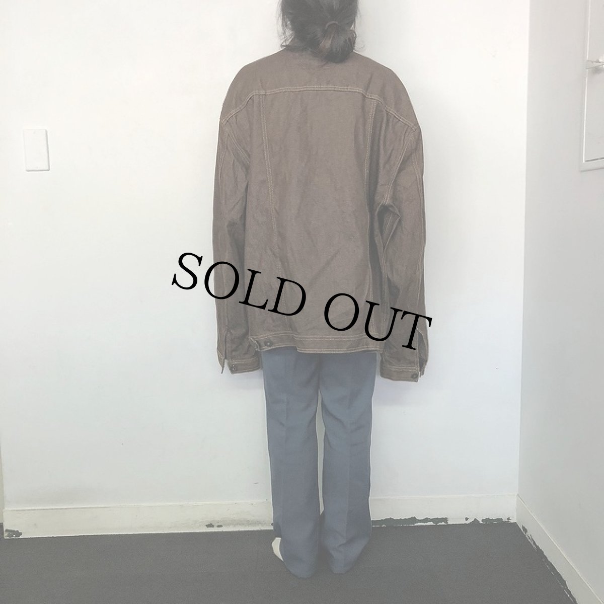 画像4: MARITHE FRANCOIS GIRBAUD デニムジャケット XXL (4)