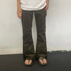 画像3: STRANGE TRIP "LOOSE ROCKER PANTS" GREEN LEOPARD 【M】 (3)