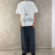画像3: 90's THE SIMPSONS "Couch Potato" USA製 Calvin KleinパロディTシャツ XL (3)