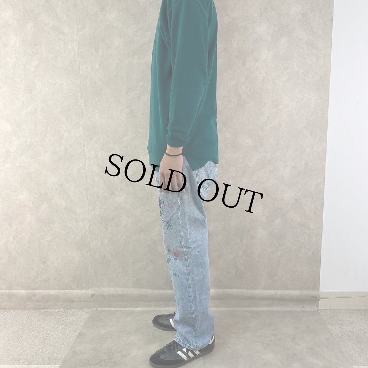 画像3: Levi's 501 "THE SIMPSONS"ハンドペイント デニムパンツ W35 (3)