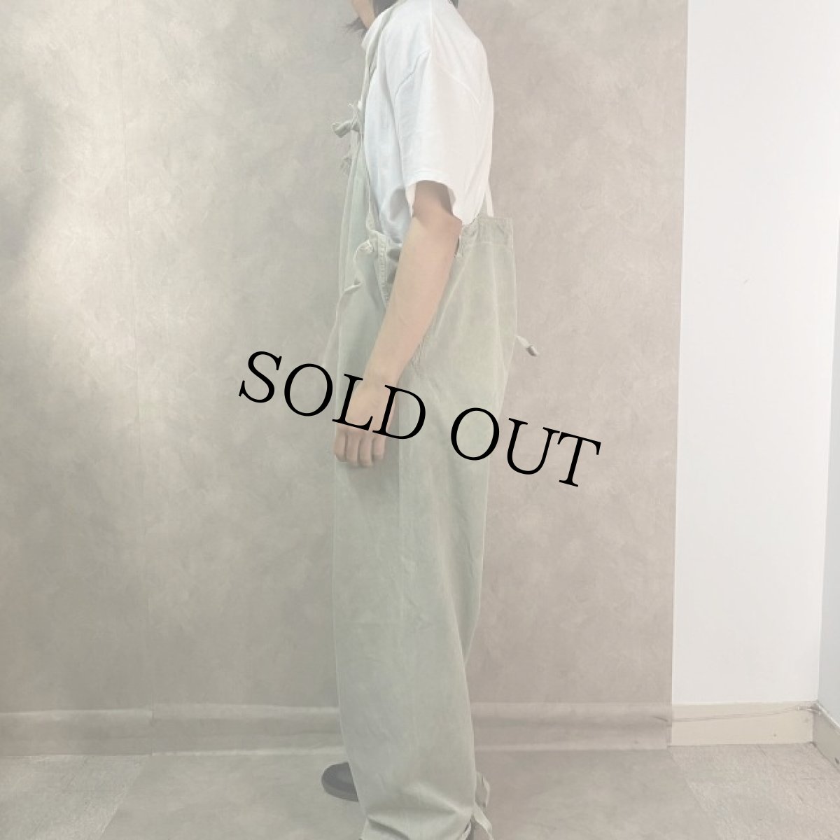 画像4: 40's U.S.NAVY Salvage Pants (Overall) W35-49 (4)