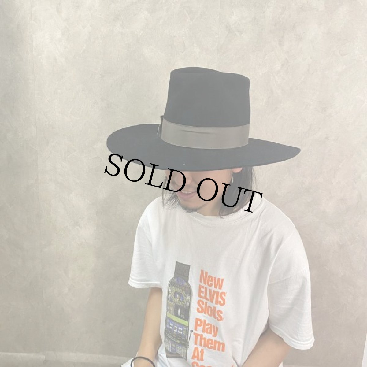 画像2: 60〜70's STETSON 4X ビーバーハット 7 5/8 (2)