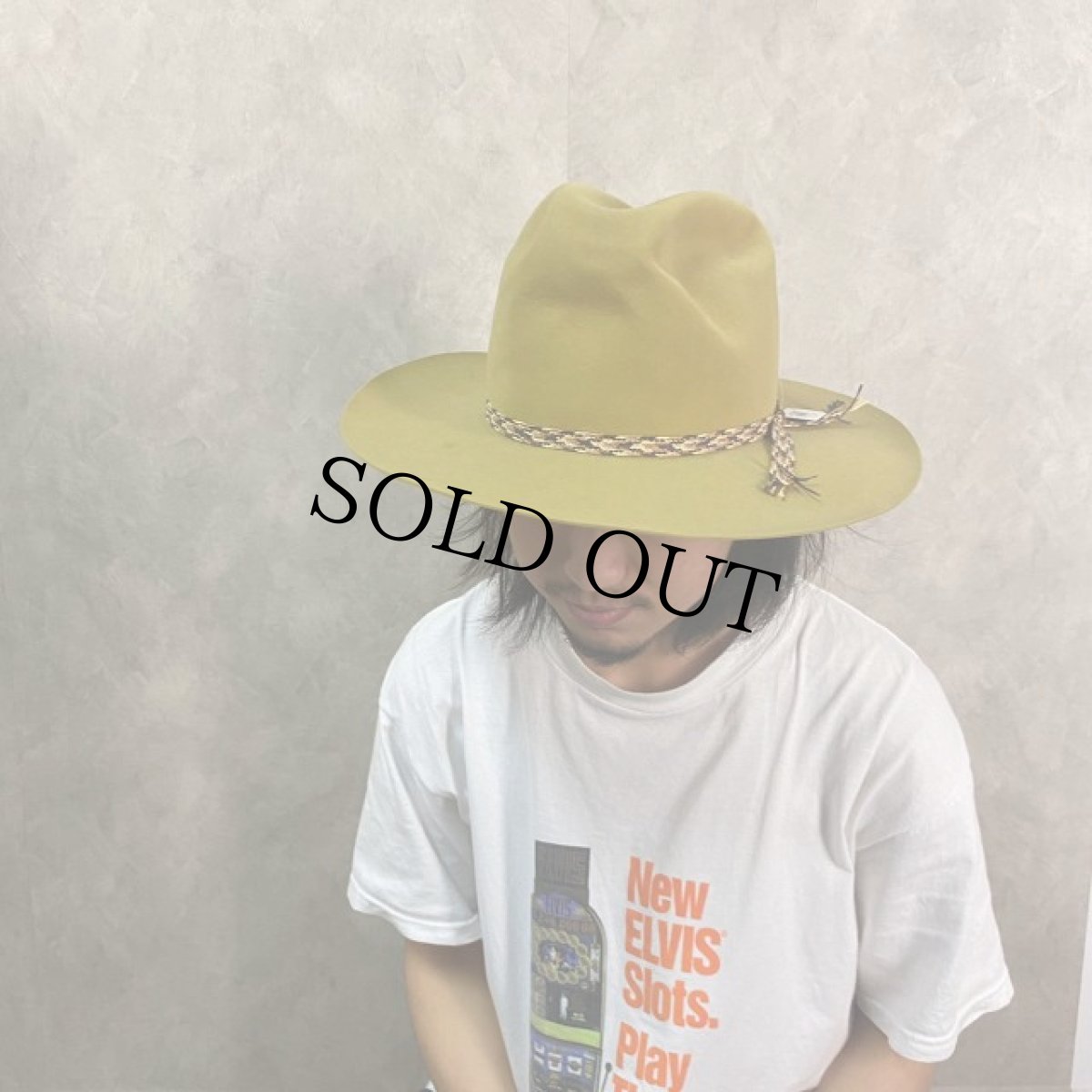 画像2: VINTAGE TEXAS HAT フェルトハット 7 3/8 (2)