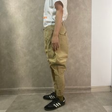 画像3: 30〜40's BAMBERGER'S MEN'S STORE レザー切り替え ジョッパーズパンツ W35 (3)