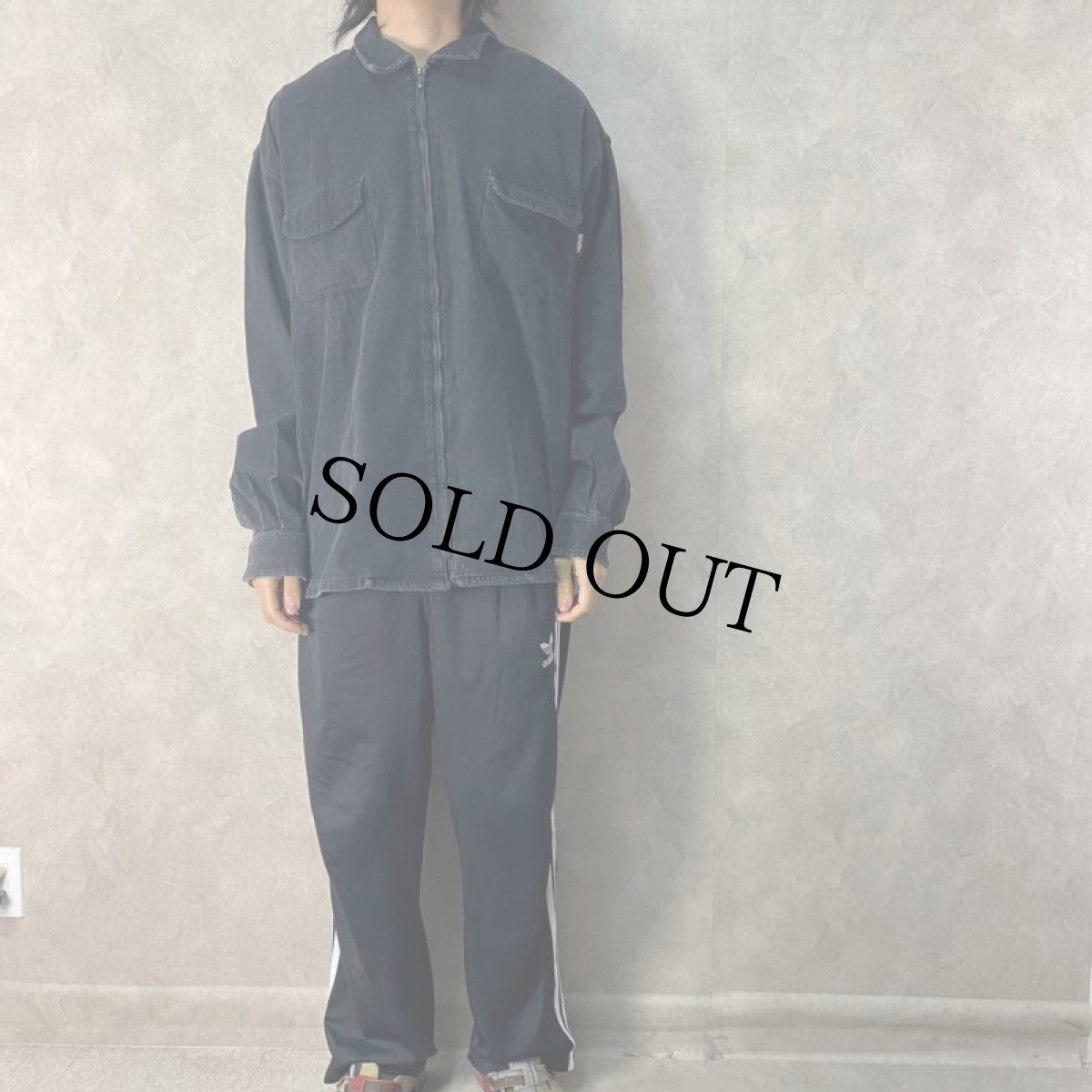 画像2: 90's STUSSY USA製 コーデュロイジャケット ブラック L (2)