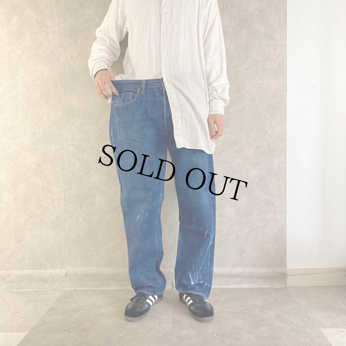 画像2: 70's Levi's 501 66前期 デニムパンツ W38 (2)