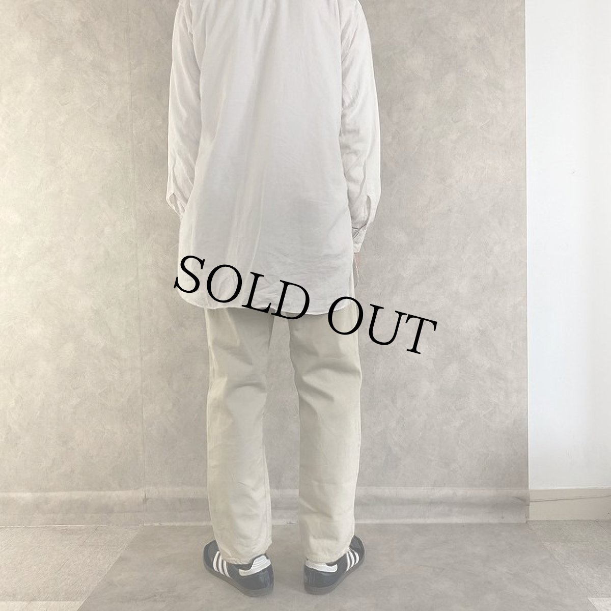 画像4: 60's LEVI'S 911B BIGE コットンピケパンツ W35 DEADSTOCK (4)