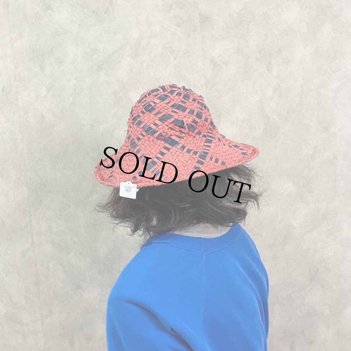 画像4: ハンドメイド ペーパーヤーンハット (4)