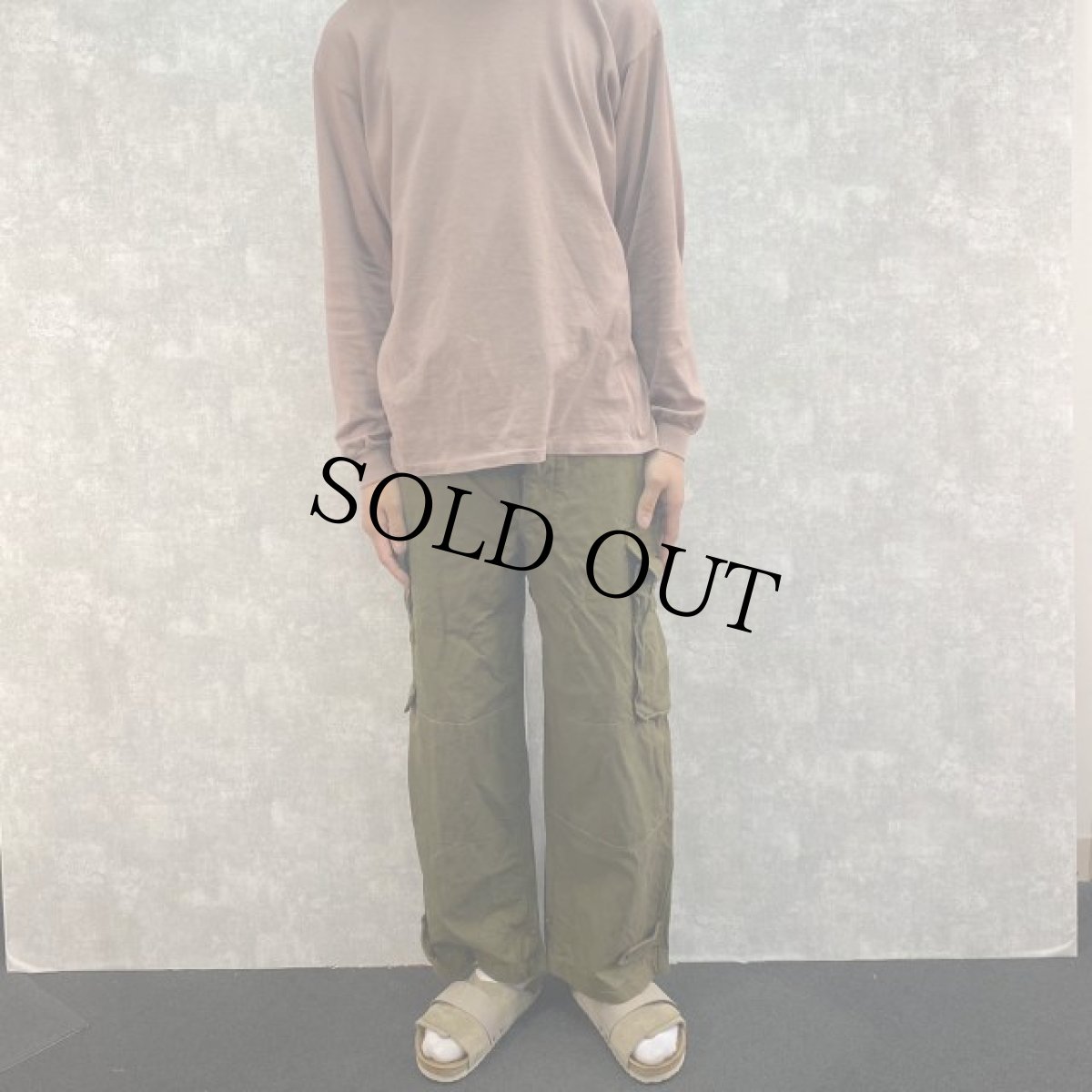 画像2: 50's French Army M-47カーゴパンツ W32 (2)