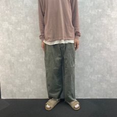 画像2: 50's US.AIRFORCE UTILITY COTTON TROUSERS SAGE GREEN 30L (2)