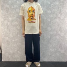 画像2: 90's USA製 BABYMAN アートプリントTシャツ M (2)