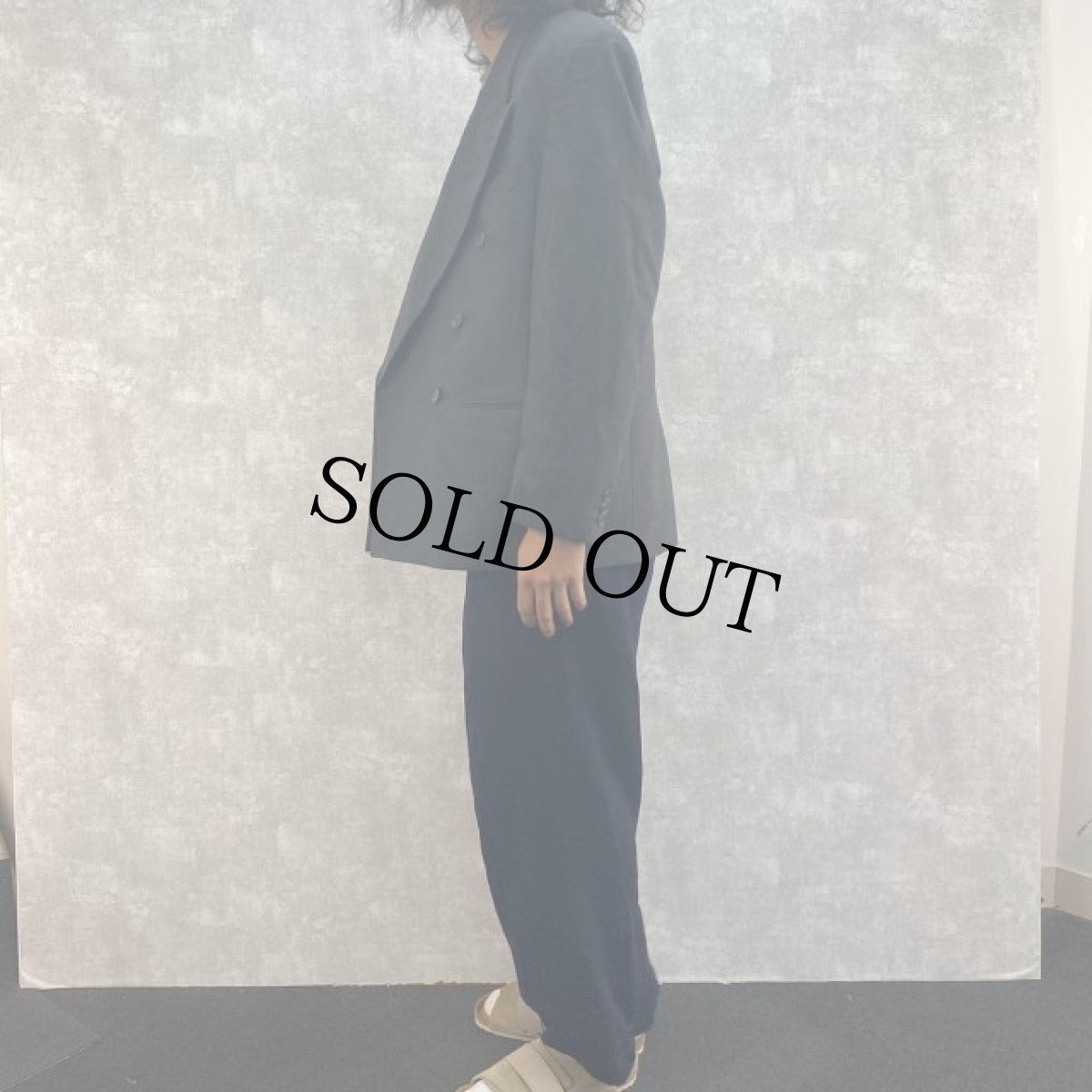 画像3: 90's Yves Saint-Laurent CANADA製 ダブルブレステッド テーラードジャケット (3)